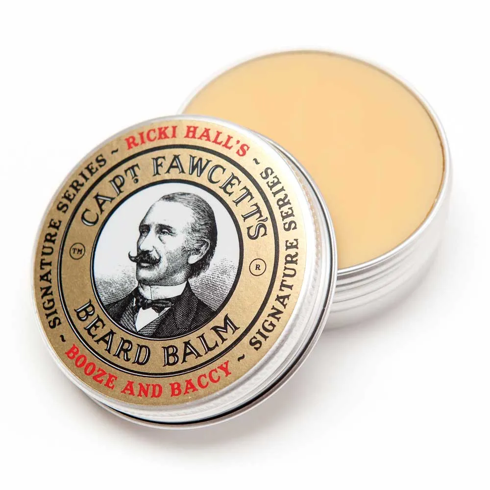 Captain Fawcett Booze & Baccy Bartbalsam rauchig-würzig