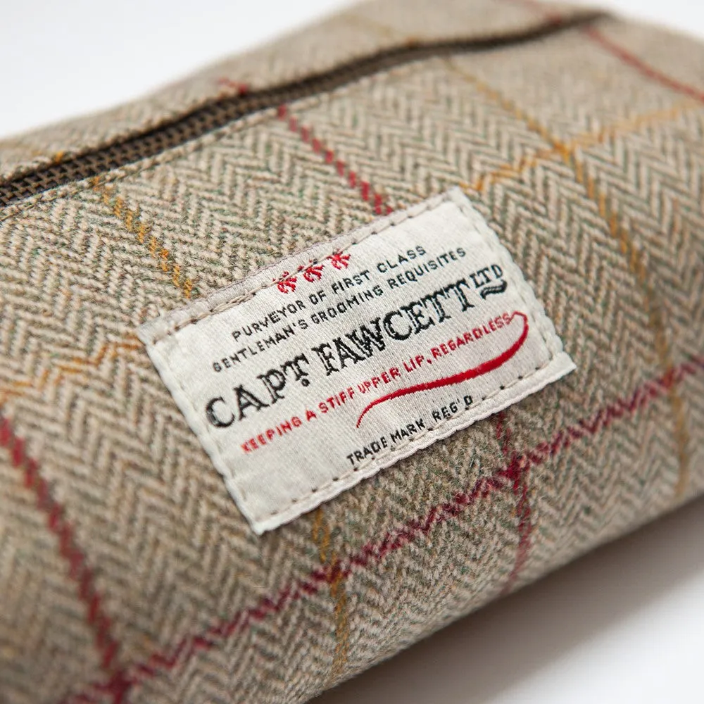 Captain Fawcett Tweed Washbag CF.318 Kulturbeutel