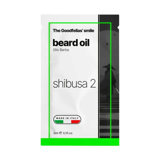 The Goodfellas' Smile Shibusa 2 Bartöl 3 ml Probe süß-holzig