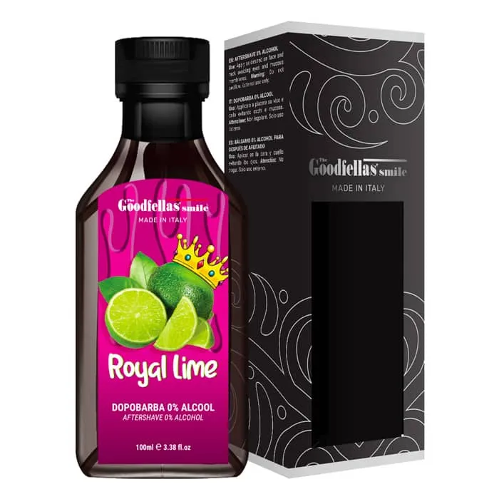 The Goodfellas' Smile Royal Lime Aftershave Fluid 100ml alkoholfrei