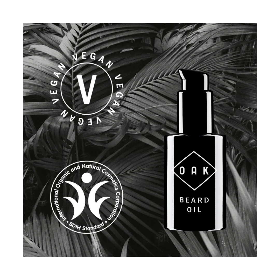 OAK Beard Care Beard Oil Bartöl Bio-Mandelöl