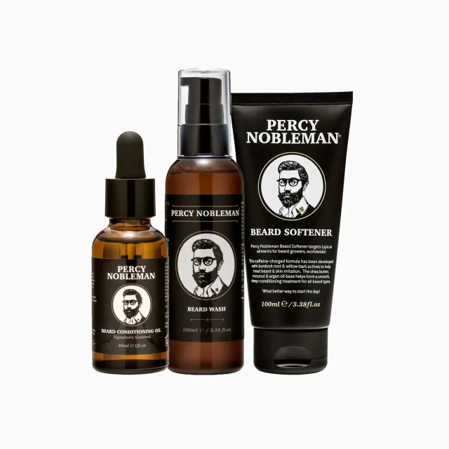 Percy Nobleman Beard Taming Bundle Bartpflegeset 3-teilig Zitrus
