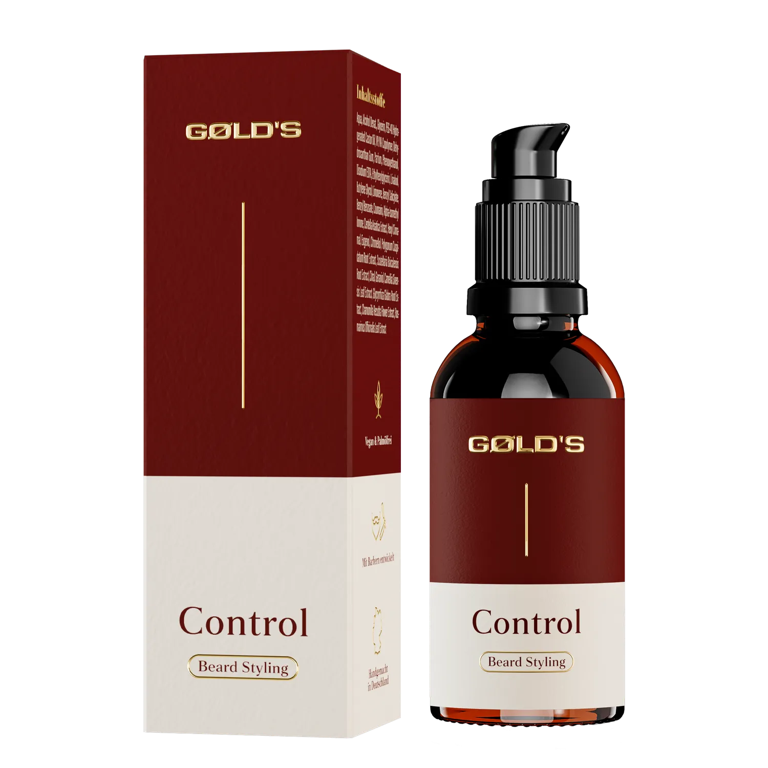 GØLD's Control Bartstyling Fluid 50ml Pumpspender