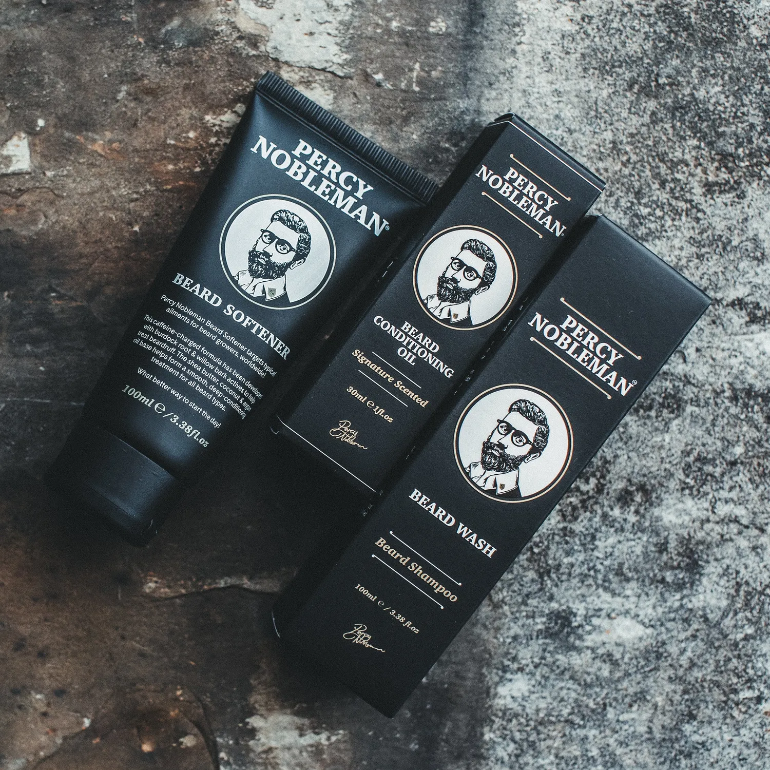 Percy Nobleman Beard Taming Bundle Bartpflegeset 3-teilig Zitrus