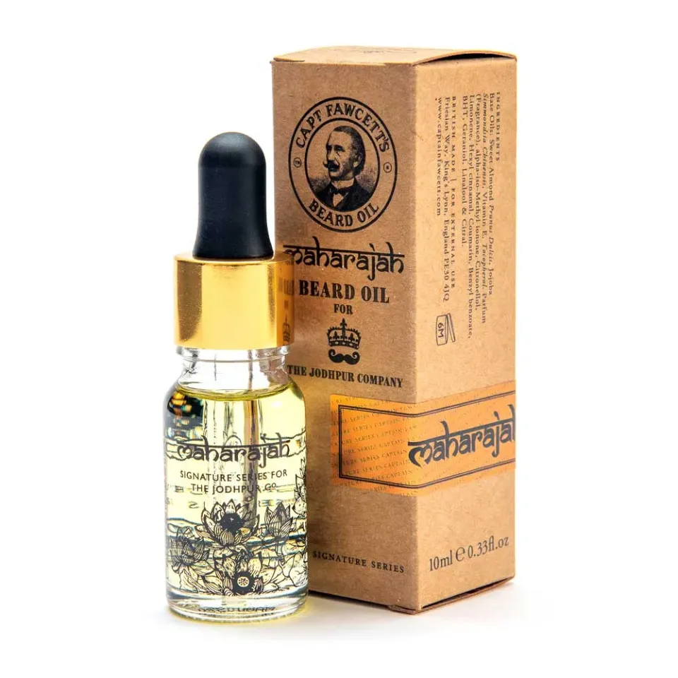 Captain Fawcett Maharajah Bartöl 10ml Rose Leder