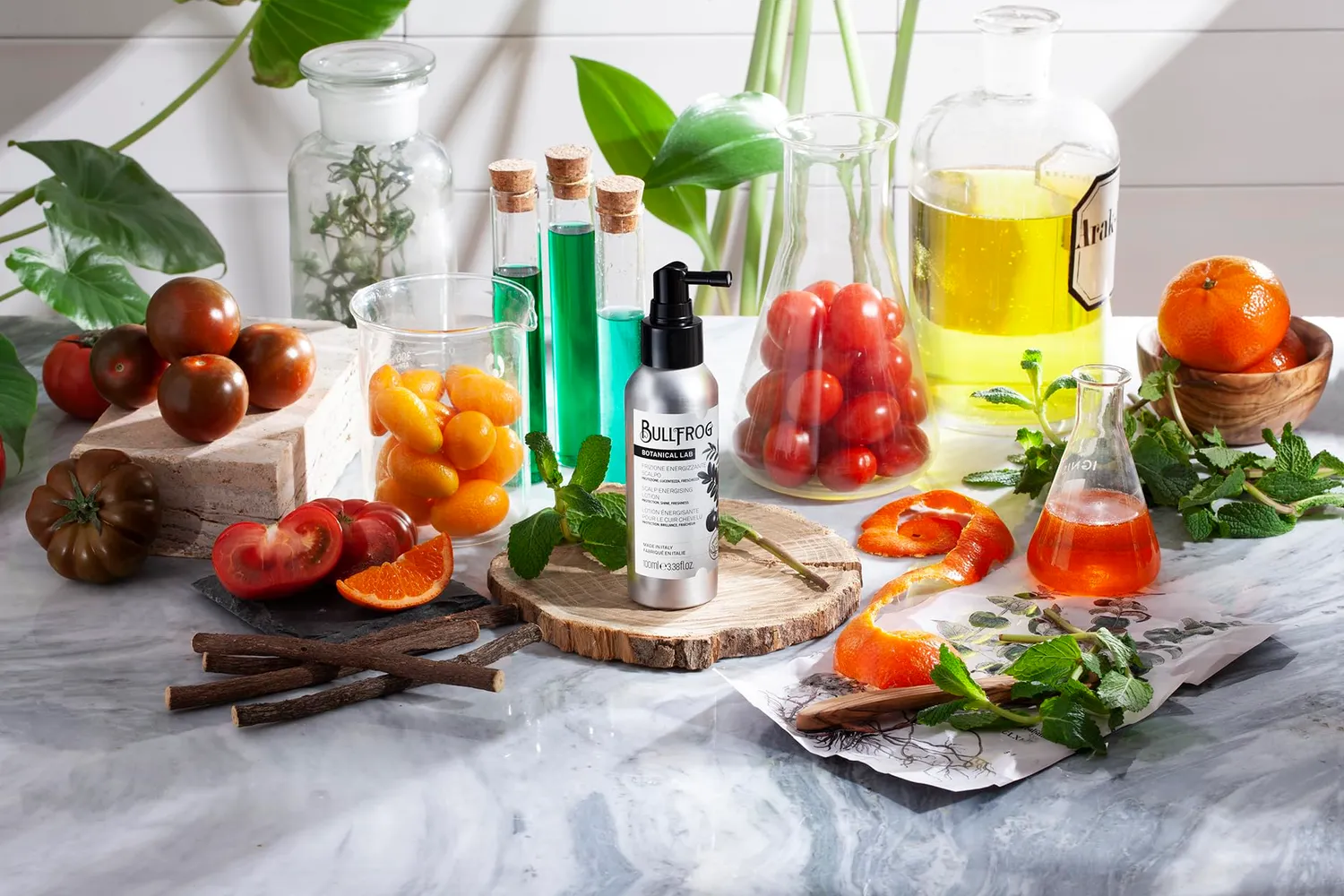 Bullfrog Kopfhaut Serum 100ml Tomatenblatt belebend Kalk-Schutz