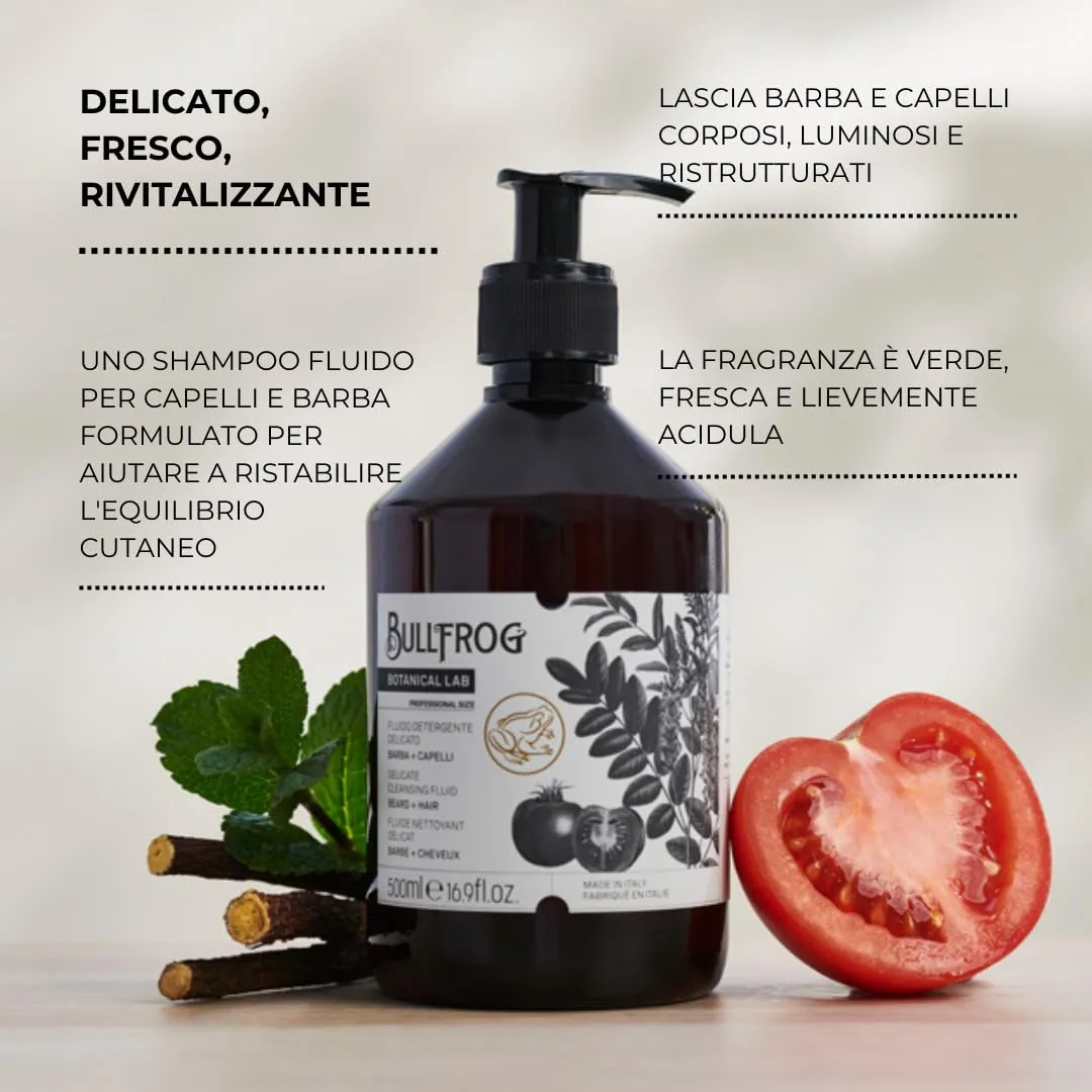 Bullfrog Botanical Delicate Haar- und Bartshampoo mild