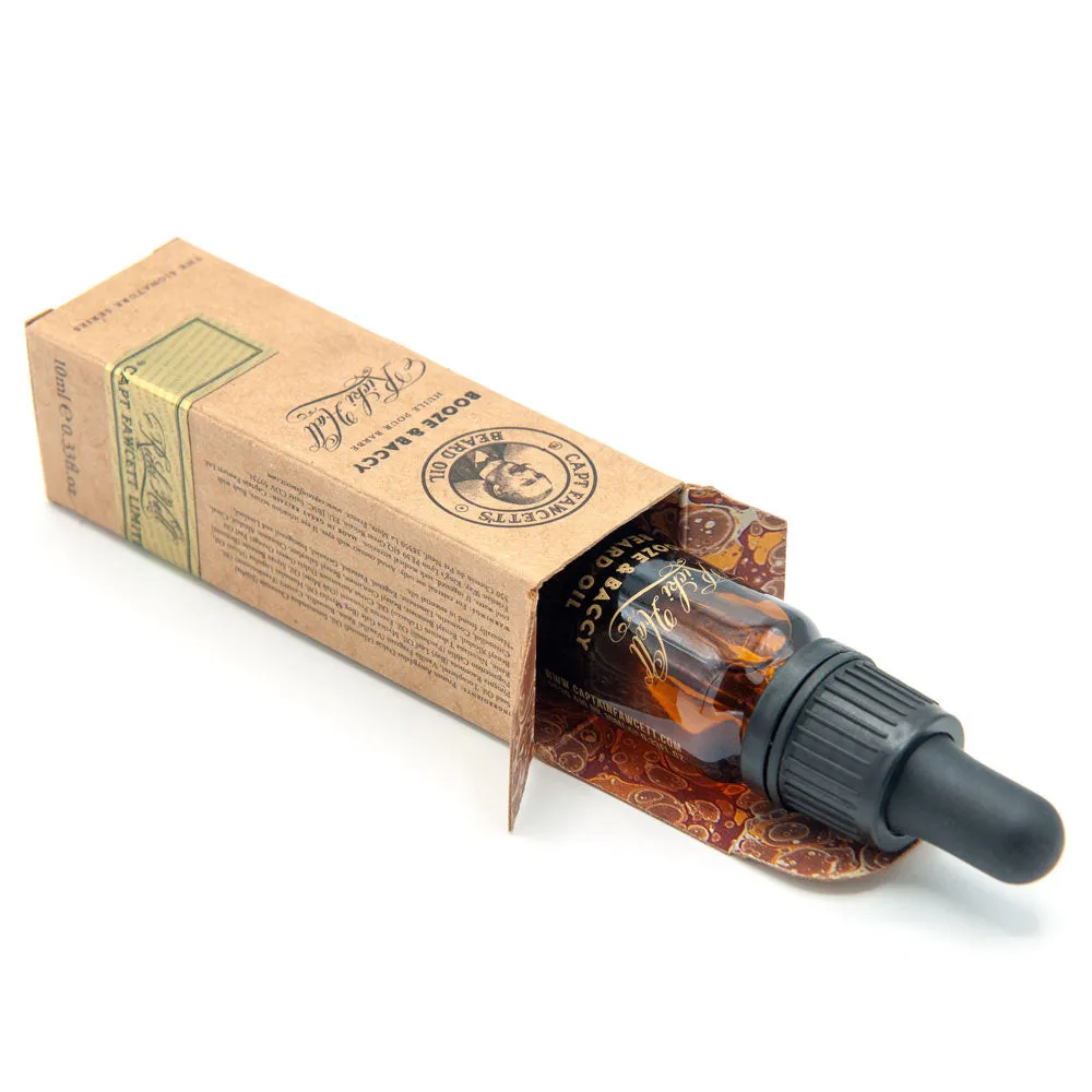 Captain Fawcett Booze & Baccy Bartöl 10 ml Reise Tabak Vanille