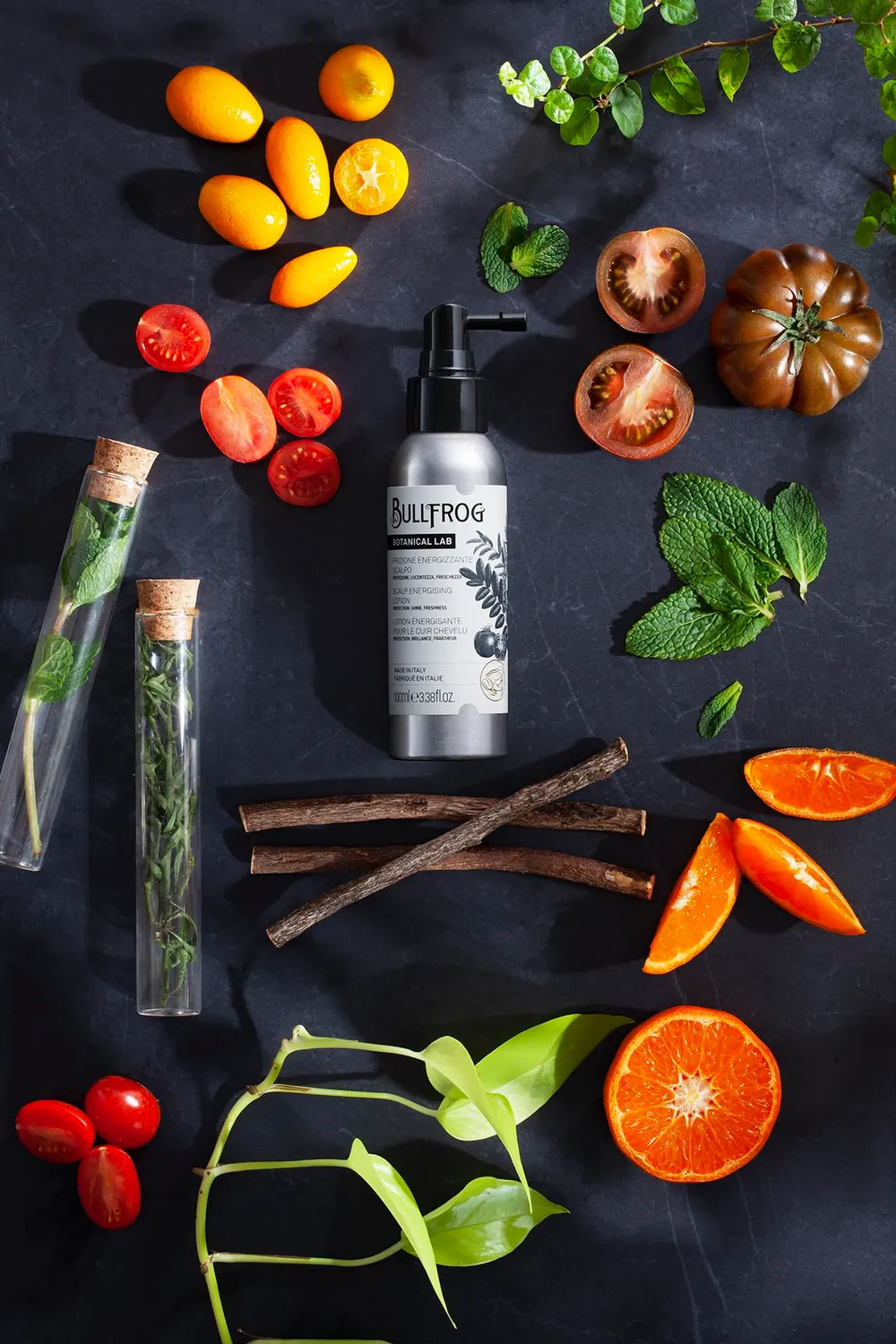Bullfrog Kopfhaut Serum 100ml Tomatenblatt belebend Kalk-Schutz