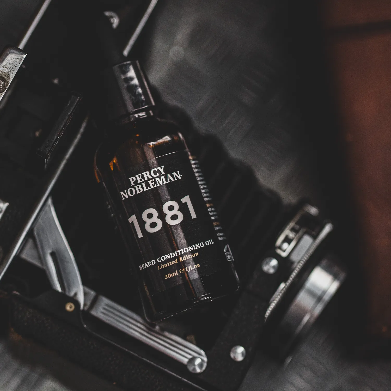 Percy Nobleman 1881 Bartöl 30ml Leder Patchouli Amber
