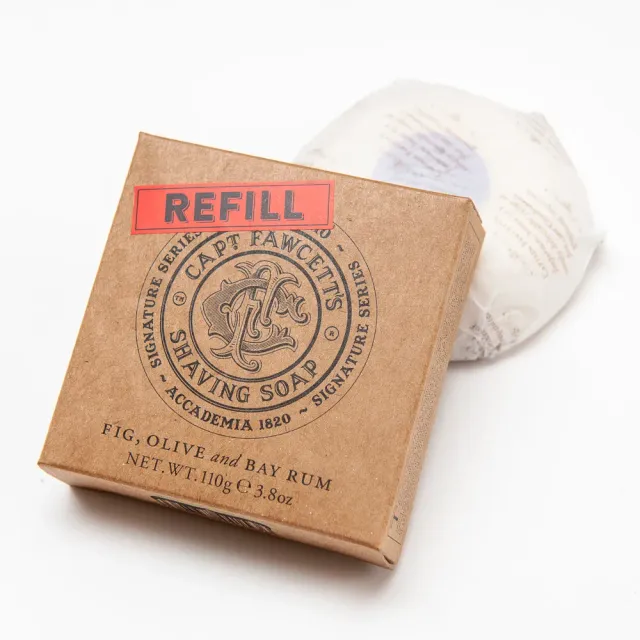 Captain Fawcett Scapicchio Rasierseife Refill Feige Olive