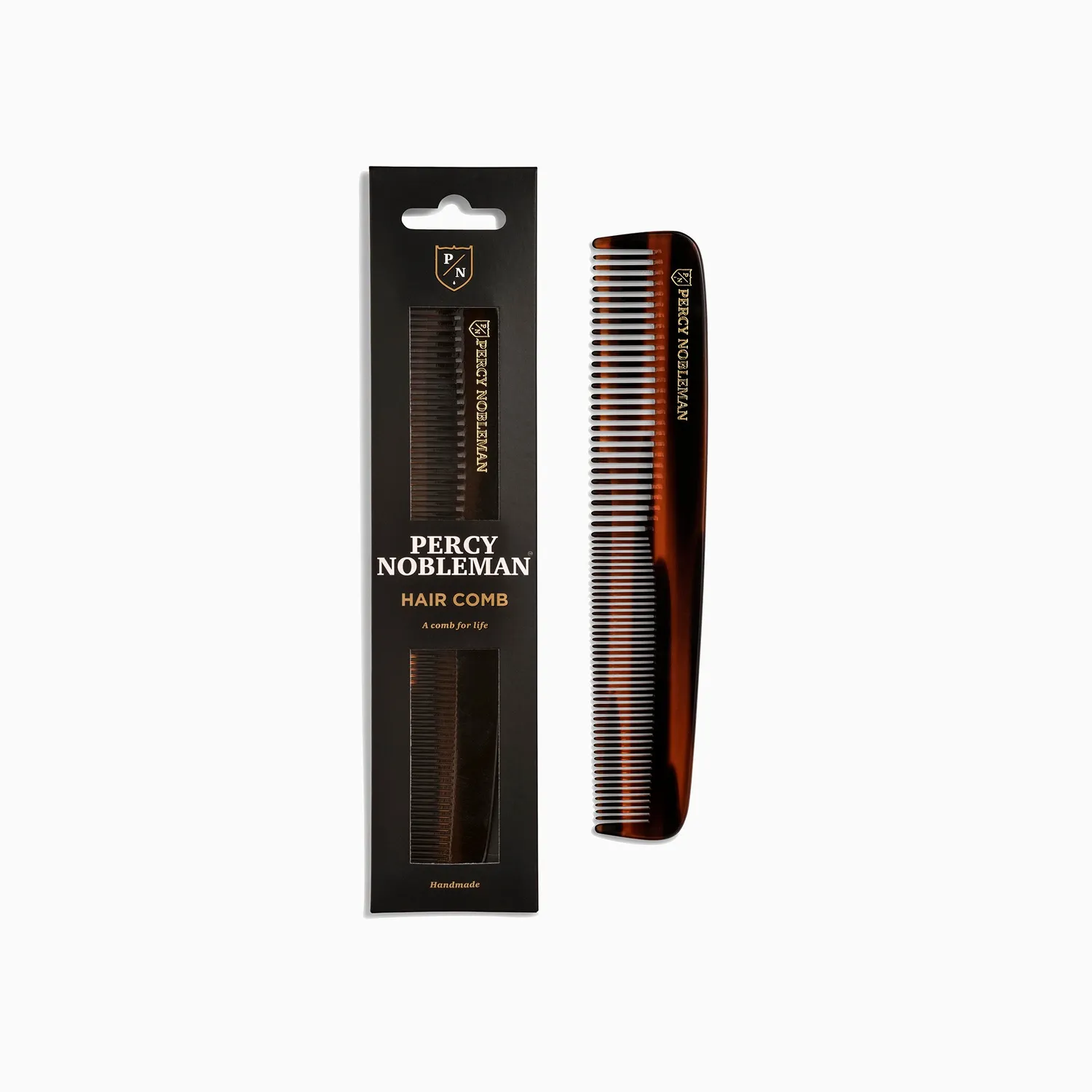Percy Nobleman Hair Comb Haarkamm Gummi schwarz