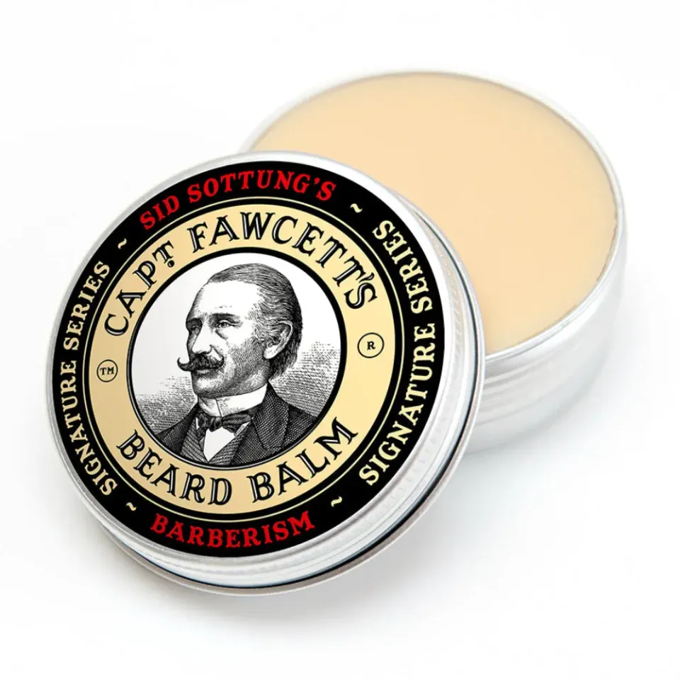 Captain Fawcett Barberism Bartbalsam Wachs Zedernholz