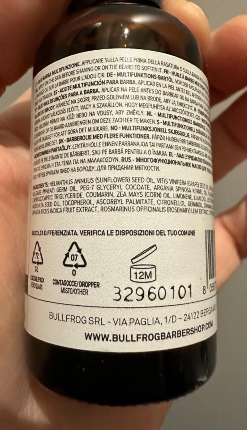 Bullfrog Secret Potion N.2 Bartöl 50ml würzig-Amber
