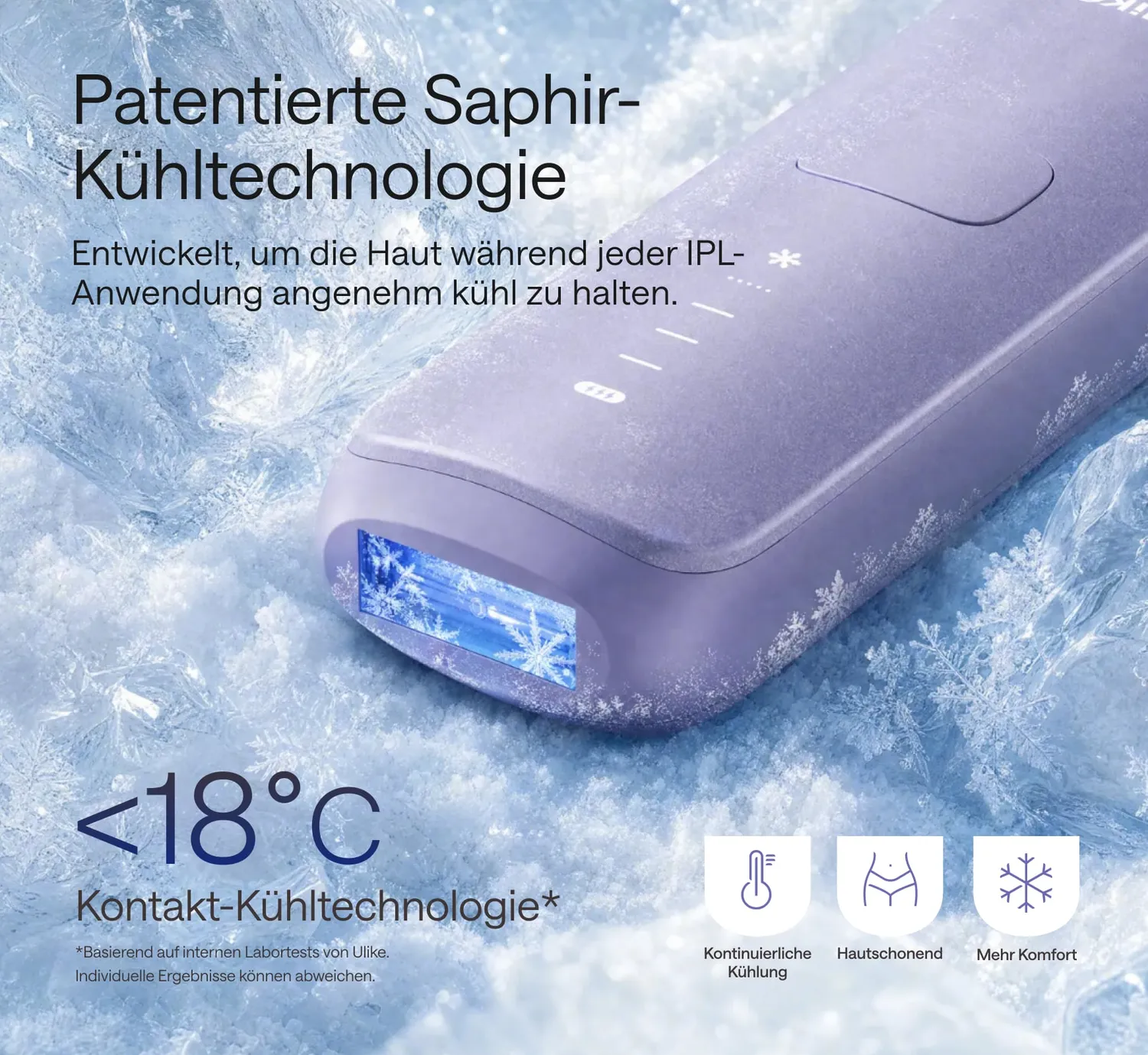 Ulike Air 4 IPL-Haarentfernungsgerät Lila Saphir