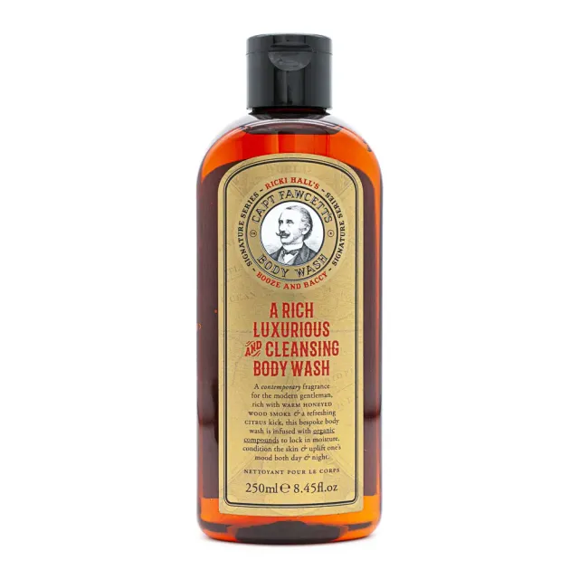 Captain Fawcett Booze & Baccy Duschgel Orange Holzrauch