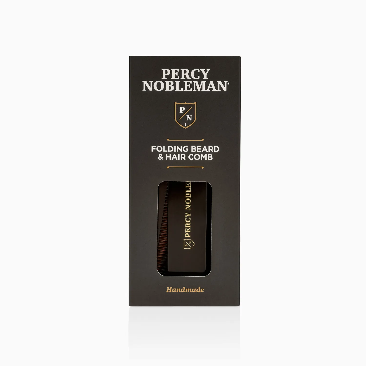 Percy Nobleman Folding Beard Comb Bartkamm klappbar