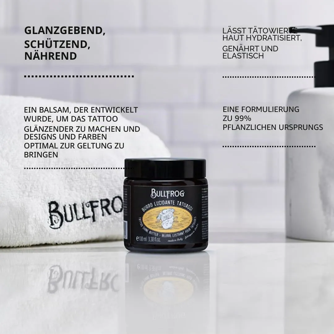 Bullfrog Tattoo Pflegebutter 100 ml Kakao Honig