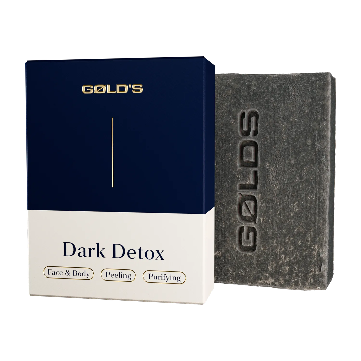 GØLD's Dark Detox Seife 100 g Aktivkohle