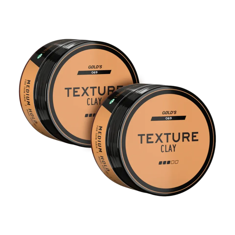 GØLD's Texture Clay Haartonerde 2x100ml Doppelpack