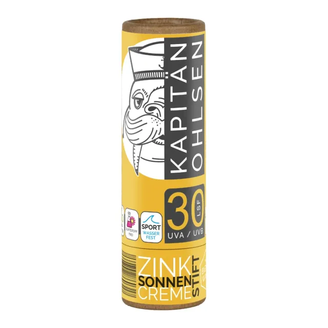 Kapitän Ohlsen Zink-Stift Sonnencreme LSF 30 mineralisch