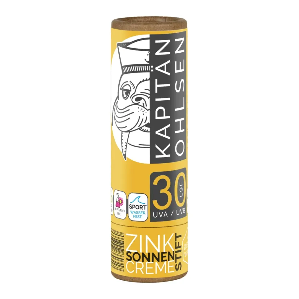 Kapitän Ohlsen Zink-Stift Sonnencreme LSF 30 mineralisch