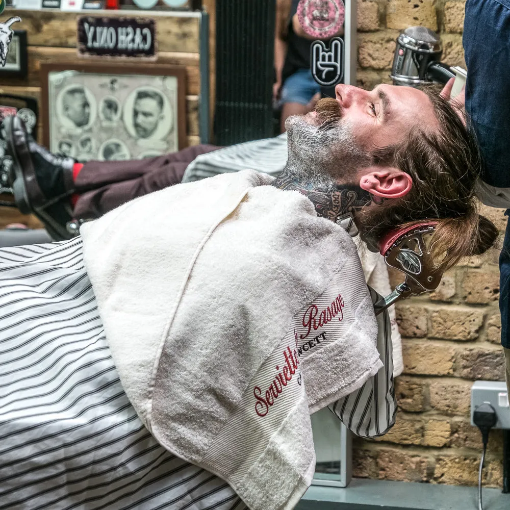 Captain Fawcett Rasierhandtuch Serviette de Rasage Baumwolle