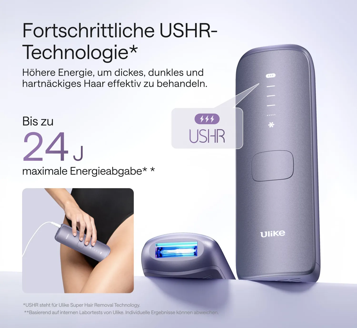 Ulike Air 4 IPL-Haarentfernungsgerät Lila Saphir