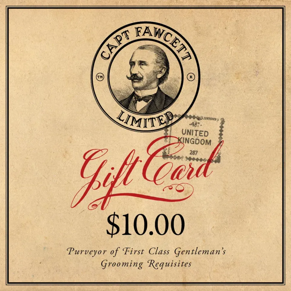 Captain Fawcett Gift Card Geschenkgutschein variabel einlösbar