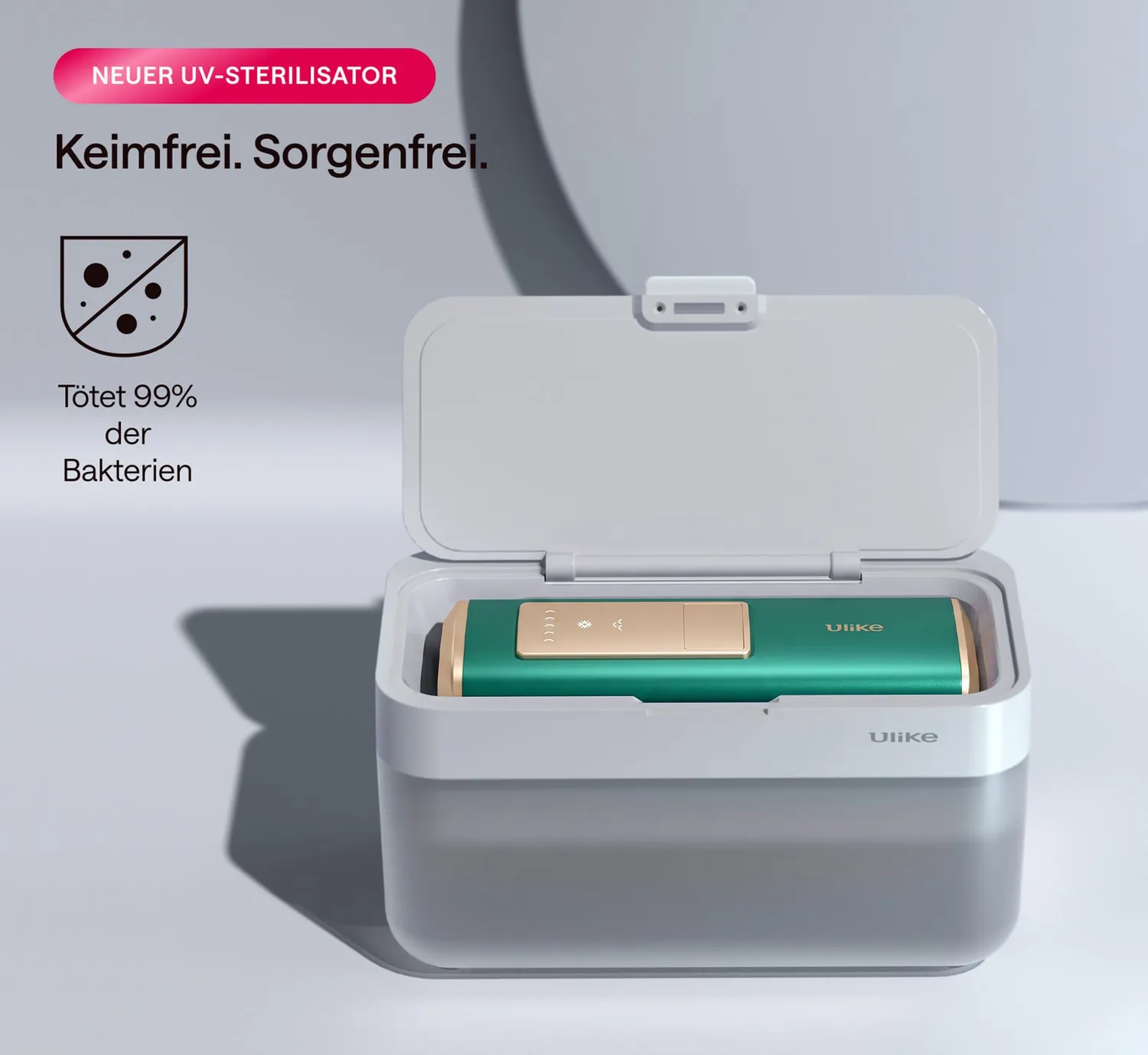 Ulike Air 2 IPL-Haarentfernungsgerät Set Dunkelgrün