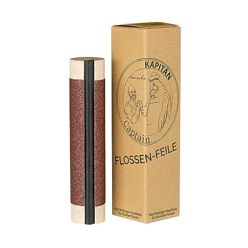 Kapitän Ohlsen Flossen-Feile Hautfeile Holz wechselbar