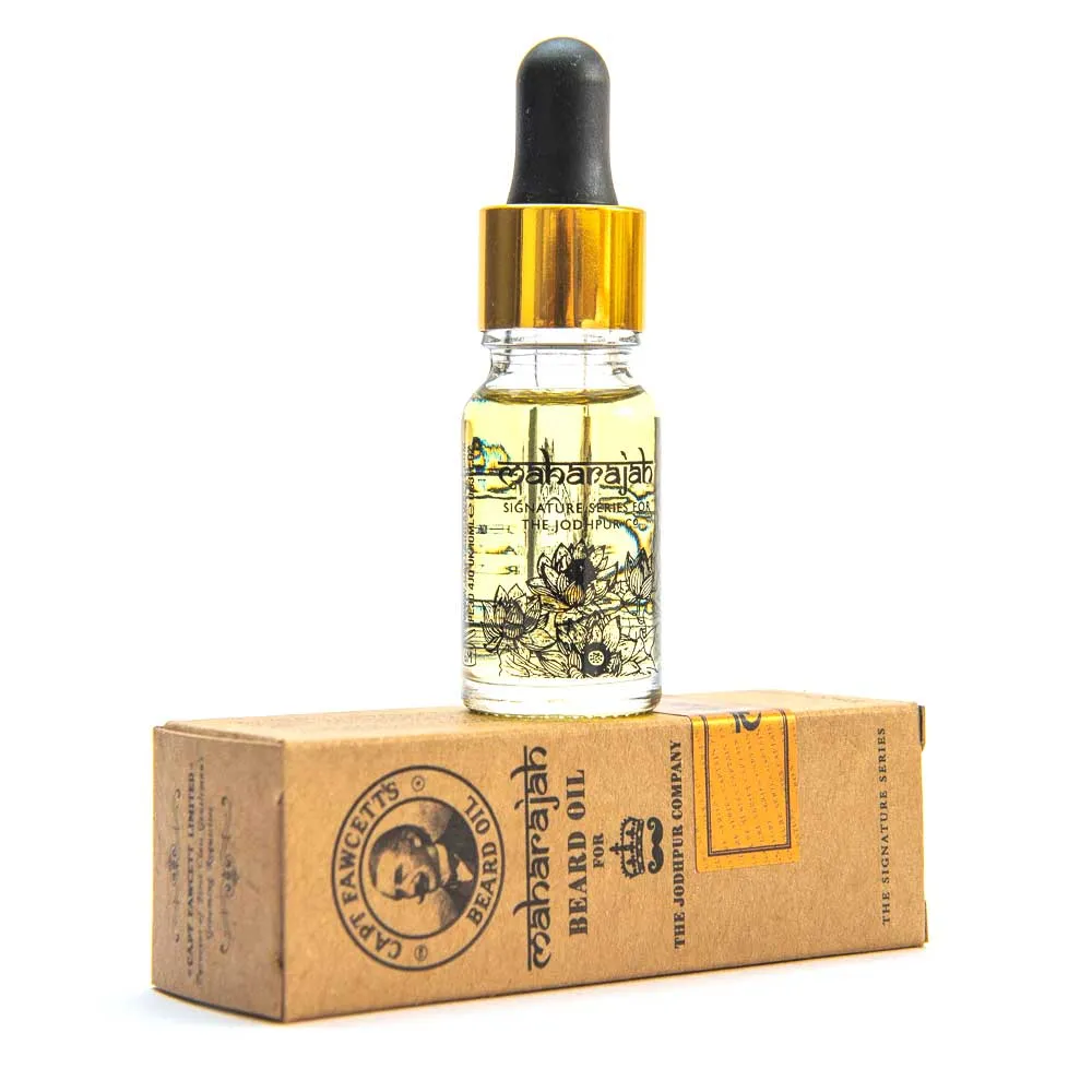 Captain Fawcett Maharajah Bartöl 10ml Rose Leder