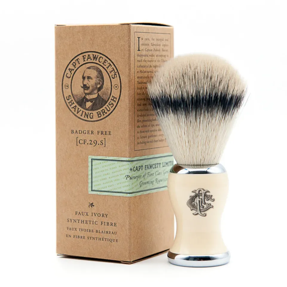 Captain Fawcett Rasierpinsel synthetisch vegan weich