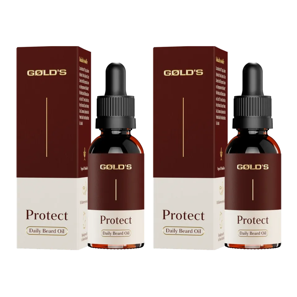 GØLD's Bartöl Protect Doppelpack 2x30 ml Arganöl