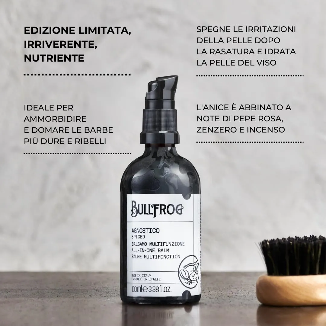 Bullfrog Agnostico Spiced Bartbalsam 100 ml würzig