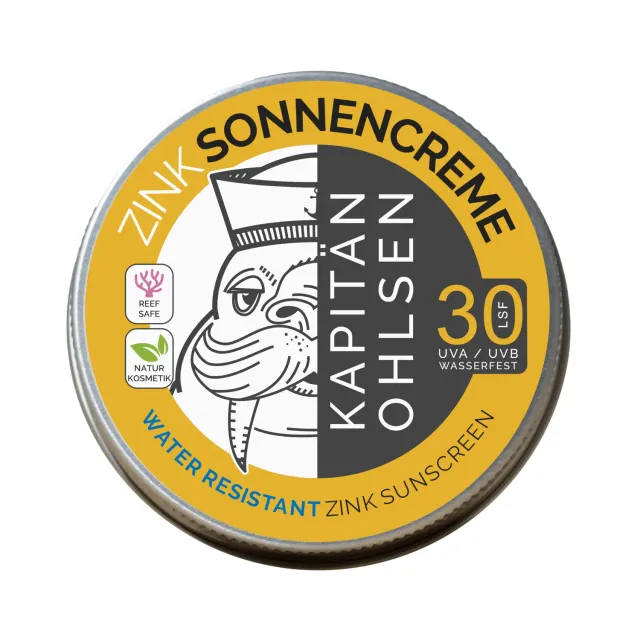Kapitän Ohlsen Zink Sonnencreme LSF 30 90 g mineralisch