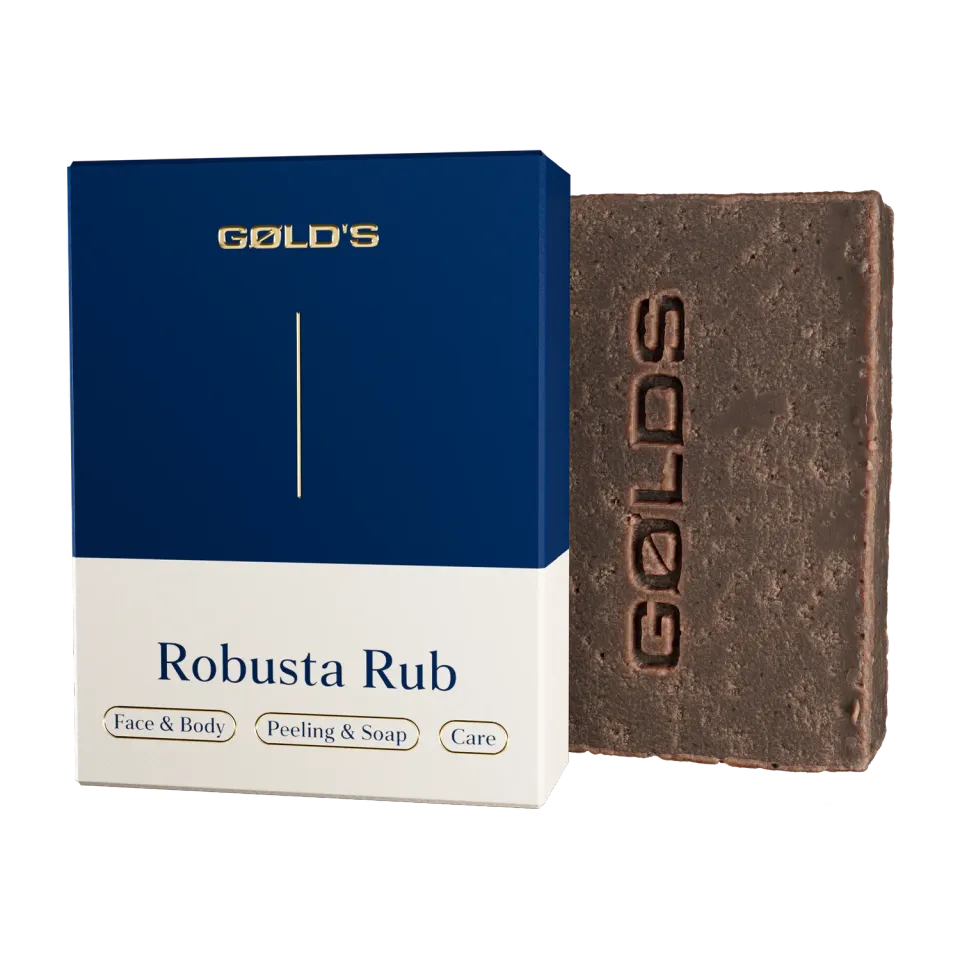 GØLD's Robusta Rub Naturseife 100g Kaffee-Peeling