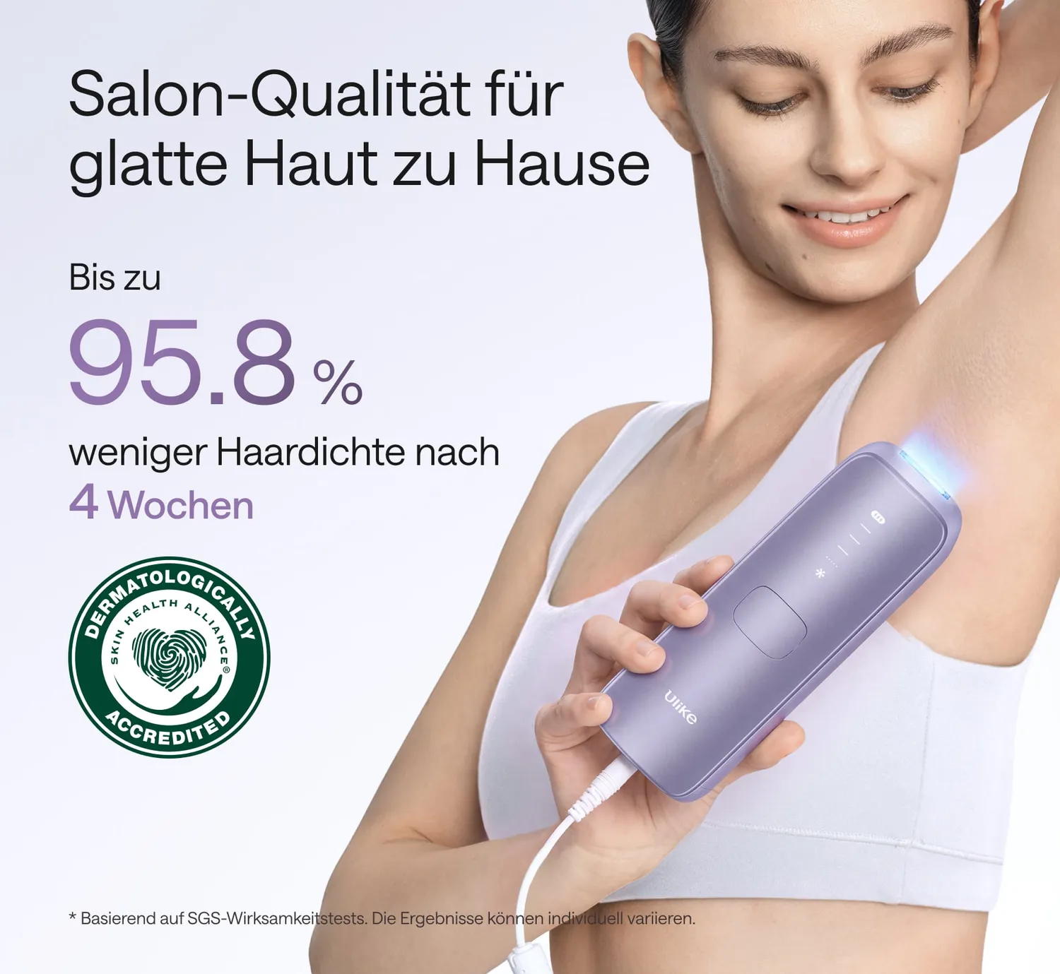 Ulike Air 4 IPL-Haarentfernungsgerät Lila Saphir