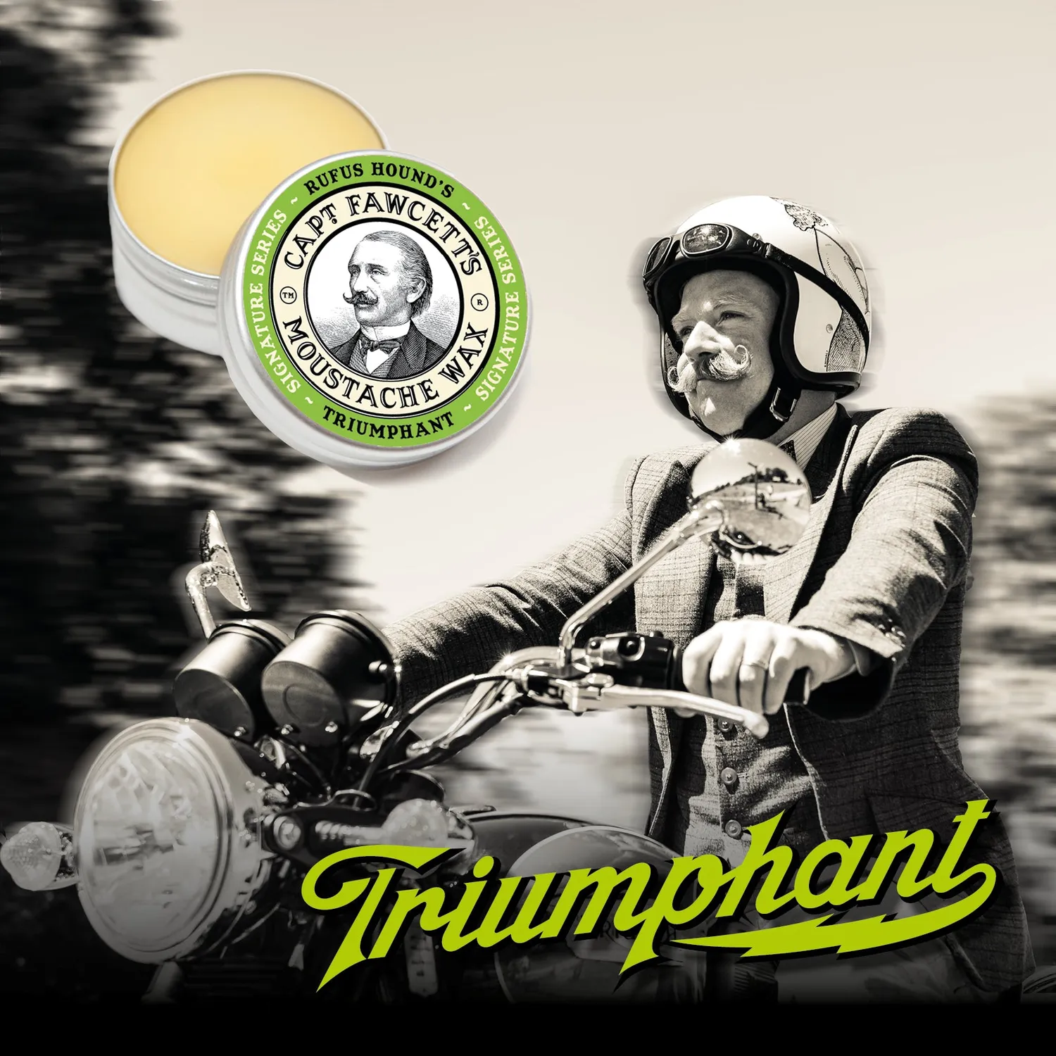 Captain Fawcett Triumphant Schnurrbartwachs Bergamotte