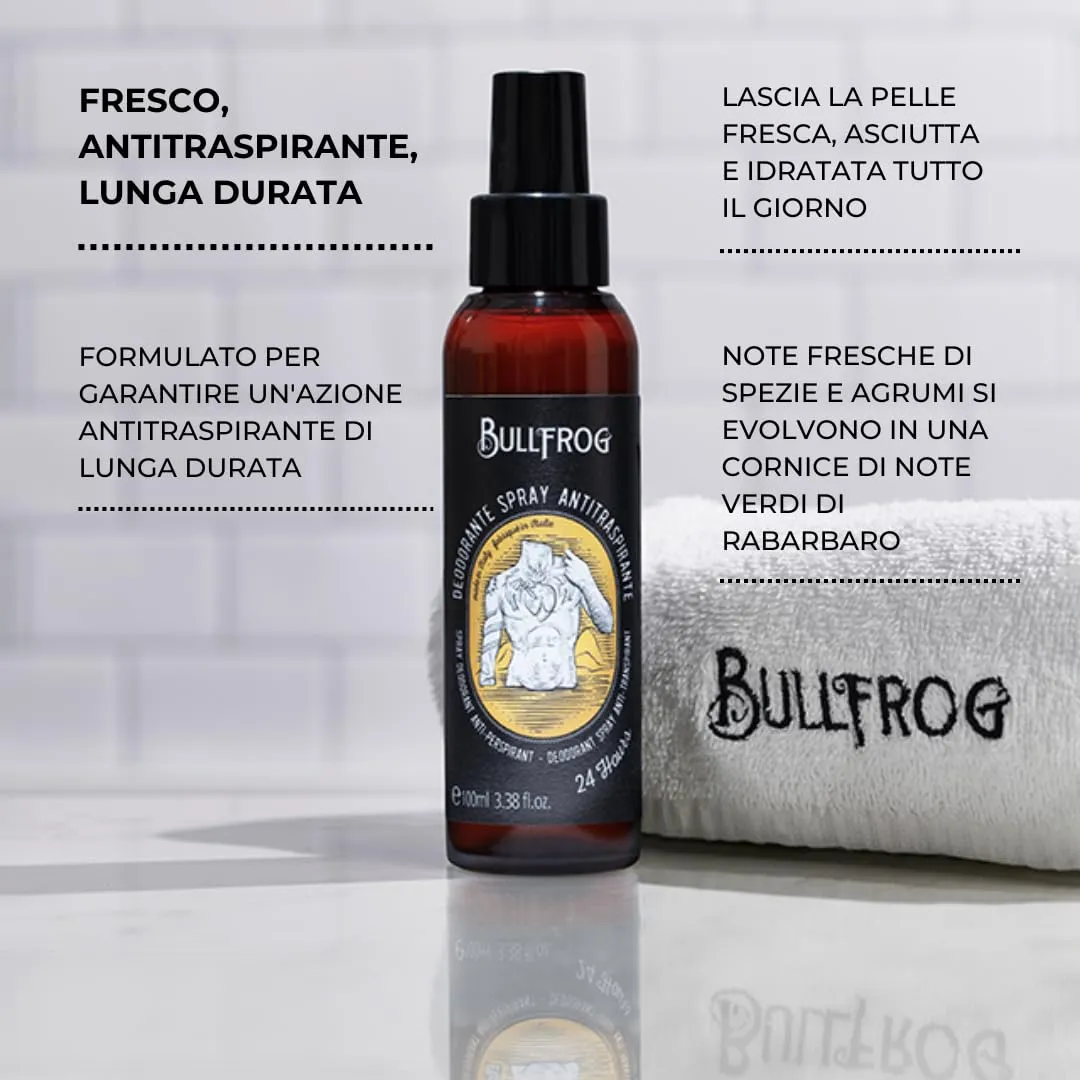 Bullfrog Antitranspirant Deospray 100 ml würzig