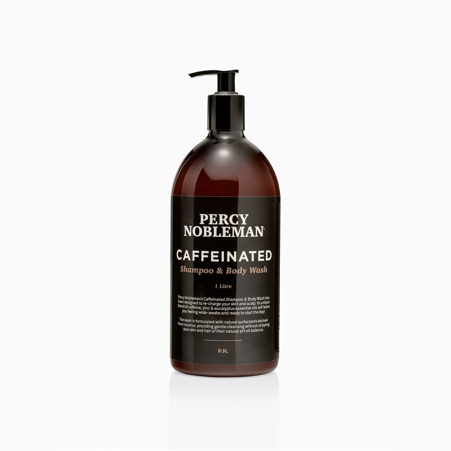 Percy Nobleman Caffeine Duschgel Shampoo 200ml Koffein