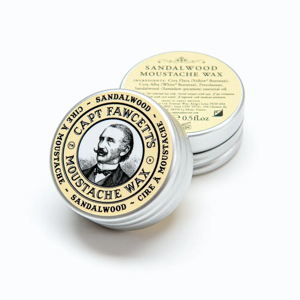 Captain Fawcett Priv.Stock Sandalwood Schnurrbartwachs