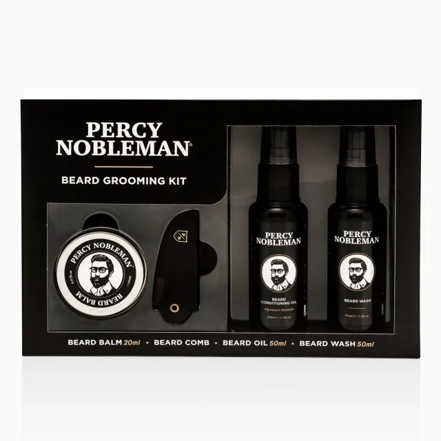 Percy Nobleman Beard Grooming Kit Bartpflegeset 4-teilig