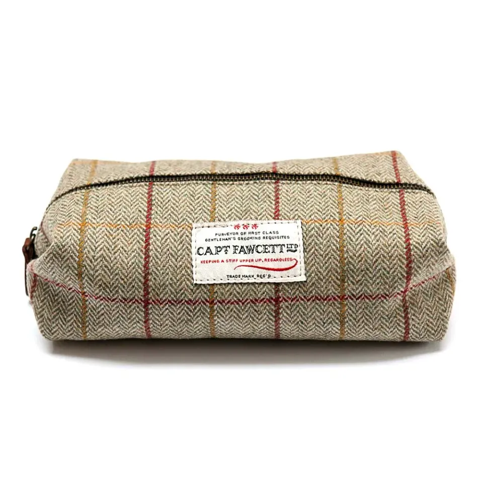Captain Fawcett Tweed Washbag CF.318 Kulturbeutel