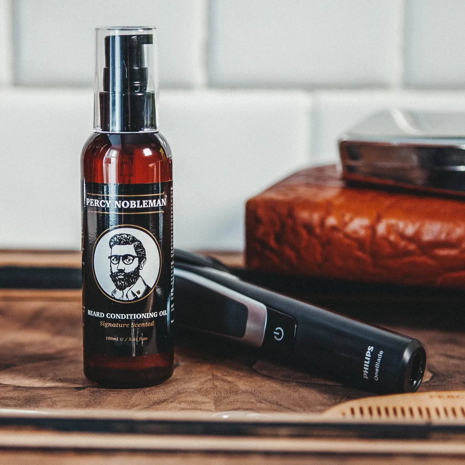 Percy Nobleman Signature Bartöl 100 ml Mandel Argan