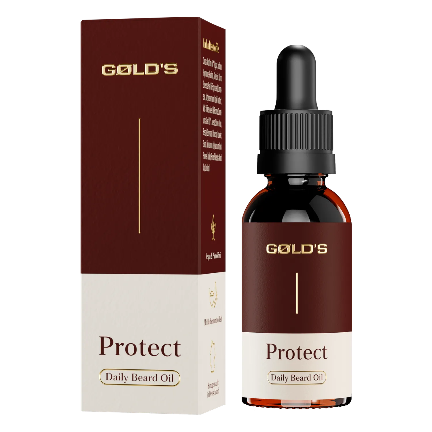 GØLD's Bartöl Protect 30 ml Arganöl Pipette