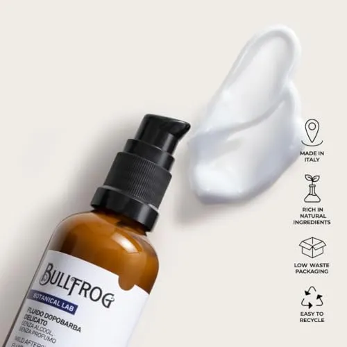 Bullfrog sanftes Aftershave Fluid 75ml parfumfrei