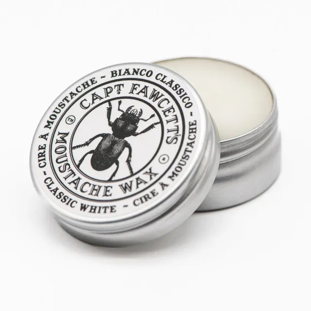 Captain Fawcett Bianco Classico Schnurrbartwachs grau