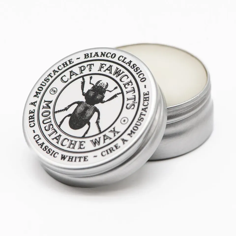 Captain Fawcett Bianco Classico Schnurrbartwachs grau