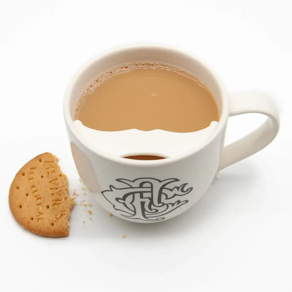 Captain Fawcett Moustache Guard Cup Tasse Large Rechtshänder